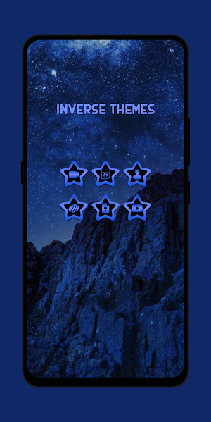 Blue Starlight Icon Pack Screenshot 1