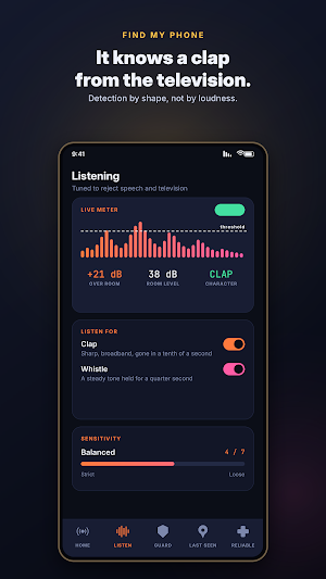 Find My Phone: Clap & Whistle Screenshot 1