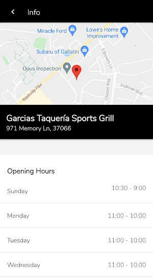Garcias Taquería Sports Grill Screenshot 3