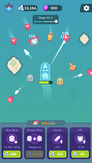 Battleship Idle Naval Conquest Screenshot 0