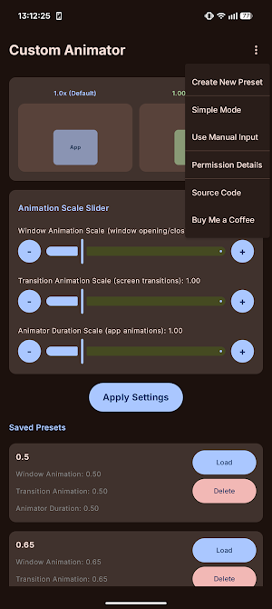 CustomAnimator Animation Speed Screenshot 2
