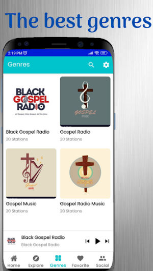 Black Gospel Radio Station FM Screenshot 3