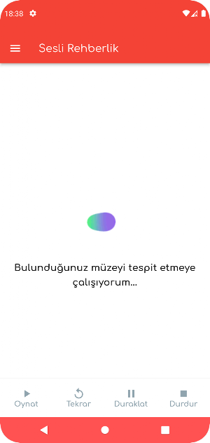 CÜ Sesli Müze Screenshot 1