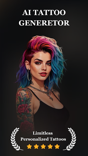 AI Tattoo Generator: AI Design Screenshot 0