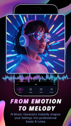 URA AI Studio: AI Music Movies Screenshot 1