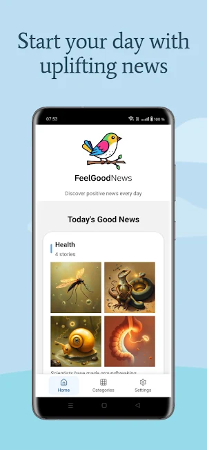 FeelGoodNews Screenshot 0