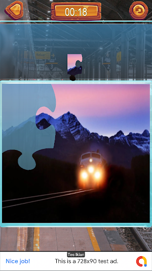 Fast Train jigsaw puzzles Screenshot 3