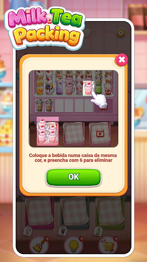 Milk Tea Packing Screenshot 2