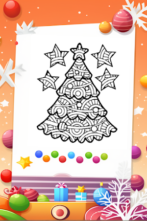 Coloring Christmas Tree Screenshot 2