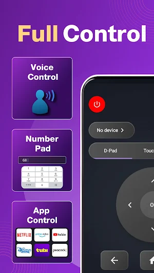 TV Remote - Control Roku & All Screenshot 2