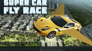 Super Car Fly Race Screenshot 0