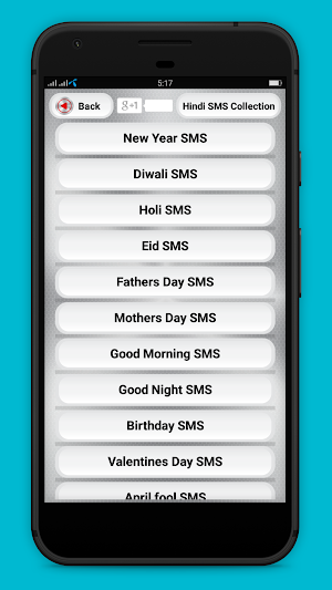 Hindi SMS Collection App Screenshot 1