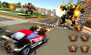 Robot Car War Transform Fight Screenshot 3