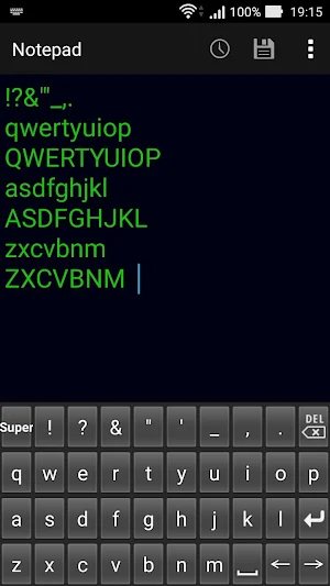 Mathematical keyboard F Screenshot 1