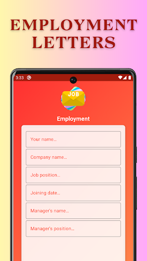 Job Letters Generator Screenshot 3