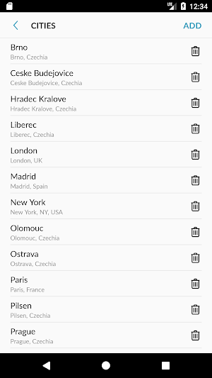 Czech Republic Weather Screenshot 3