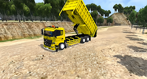 Euro Dump Truck Transport Game Screenshot 0