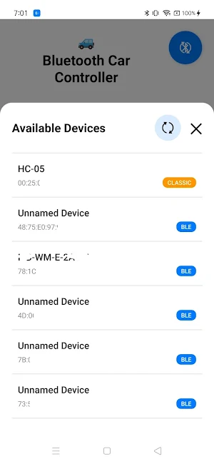 Bluetooth Car Controller Screenshot 1