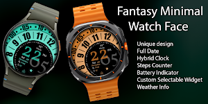 Fantasy Minimal Watch Face Screenshot 0