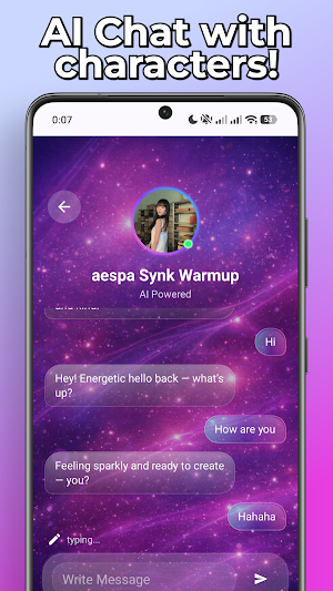 Aespa Fake Video Call & Chat Screenshot 2