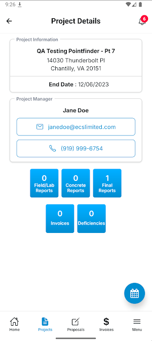 ECS Client Portal Screenshot 2