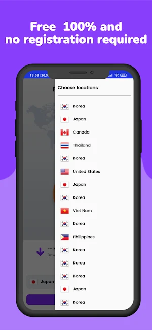 FREE VPN GATE - Security & Unblock Screenshot 1