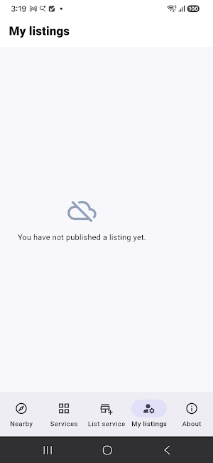 NearbyMe: Local Help Screenshot 1