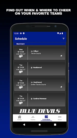 Dreher Athletics Blue Devils Screenshot 1