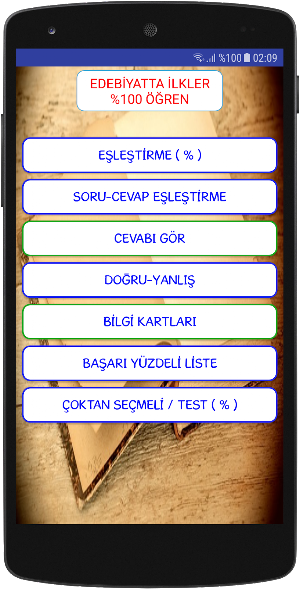 Edebiyatta İlkler (%100 Öğren) Screenshot 0