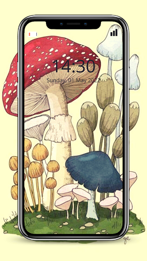 Cute Mushroom Wallpaper Screenshot 3