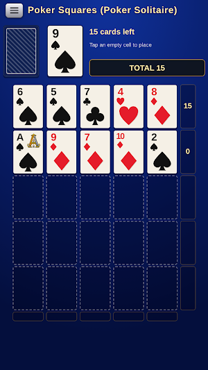 Poker Squares(Poker Solitaire) Screenshot 2