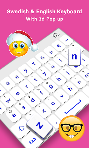 Swedish English Keyboard App Screenshot 1