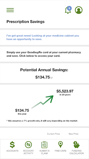 E Benefits Mobile Screenshot 1