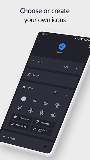 Tile Shortcuts - Quick settings apps & shortcuts Screenshot 1