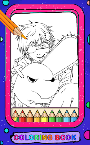 Chainsaw Man Coloring Book Screenshot 0