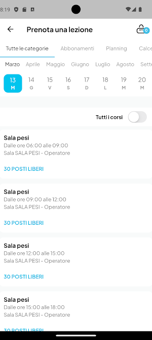 La Pergola Sport Screenshot 3