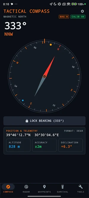 Vanguard Compass: Tactical GPS Screenshot 0