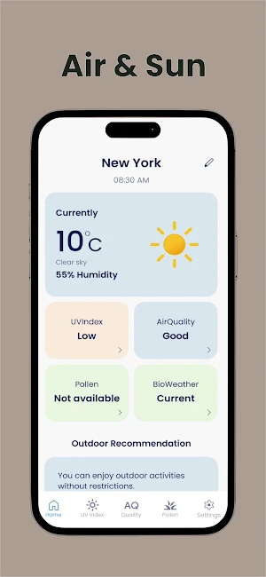 Air & Sun Screenshot 0