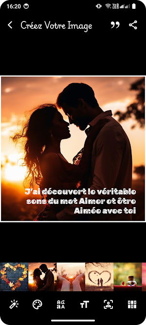 Messages et Images d'Amour Screenshot 3
