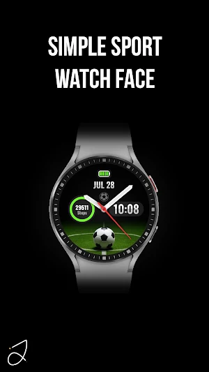 Simple Sport Watch Face Screenshot 0