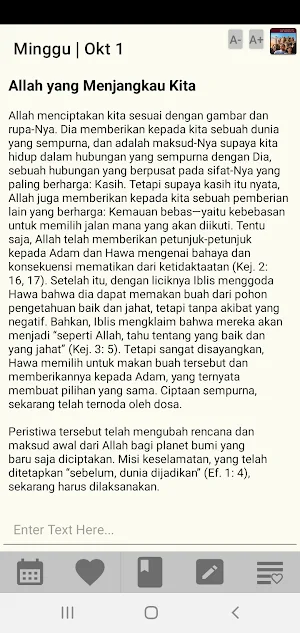 Belajar Sekolah Sabat Screenshot 1