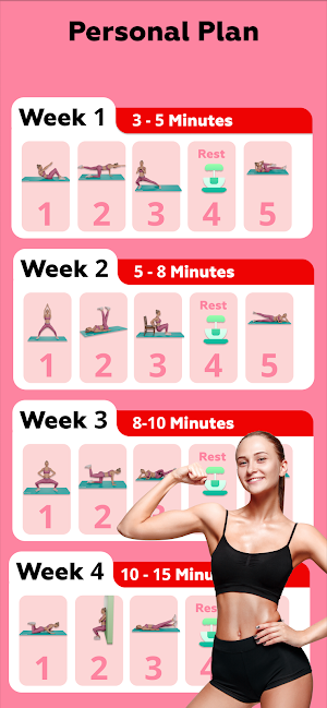 Female Workout: Lose Belly Fat Screenshot 1