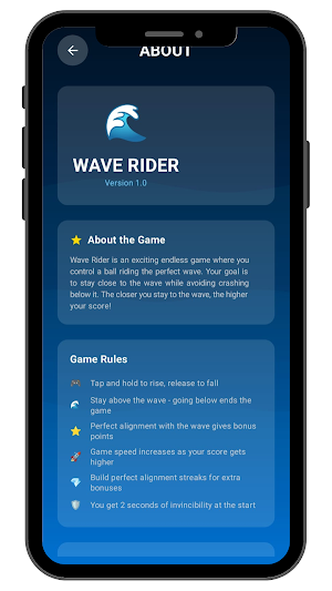 Wave Rider Game Screenshot 0
