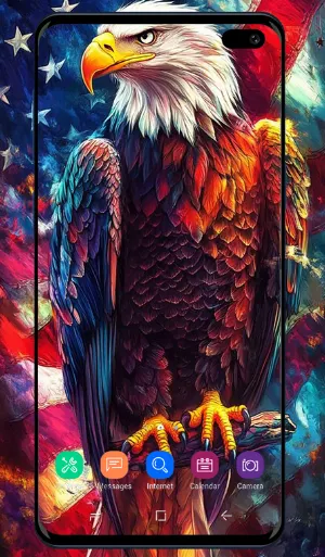 American Flag Wallpaper Screenshot 2