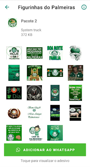 Figurinhas do Palmeiras Screenshot 0