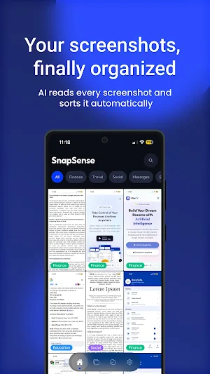 Screenshot Organizer SnapSense Screenshot 0