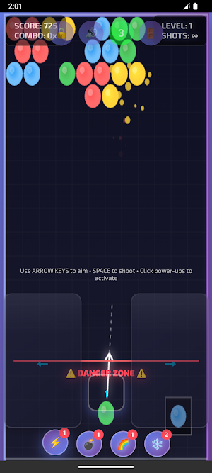 Bubble Storm - Puzzle Game Screenshot 1