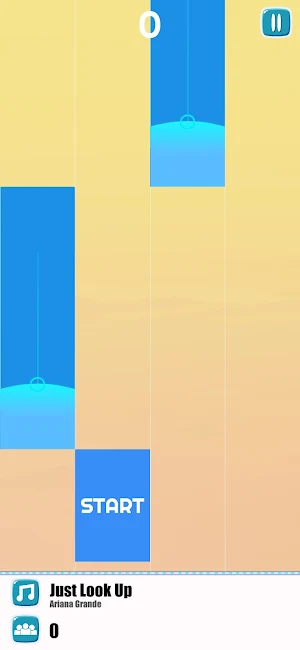 Ariana Grande Music Tiles Game Screenshot 1