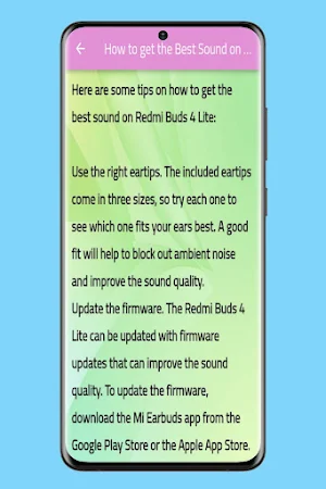 Redmi Buds 4 lite Guide Screenshot 2