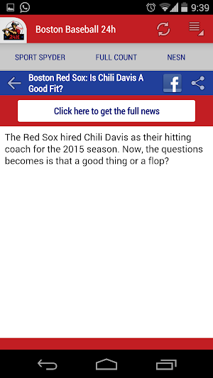 Boston Baseball 24h Screenshot 2